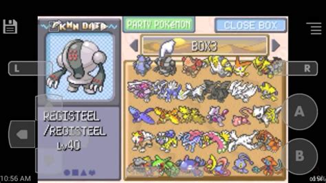 pokemon glazed pokemon list.